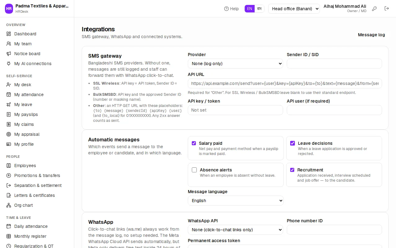 Integrations