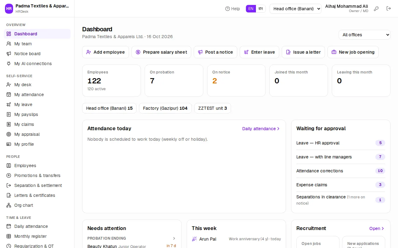 Dashboard